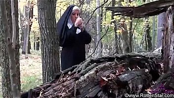 Nuns fuck outside