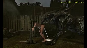 3D Movie Alien Fucking Female Shepard