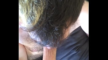 getting my cock sucked by my puppy
